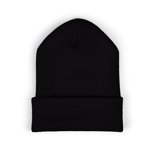 Drip Crown Beanie | Black - Embroidered Huntoon Hustle Signature