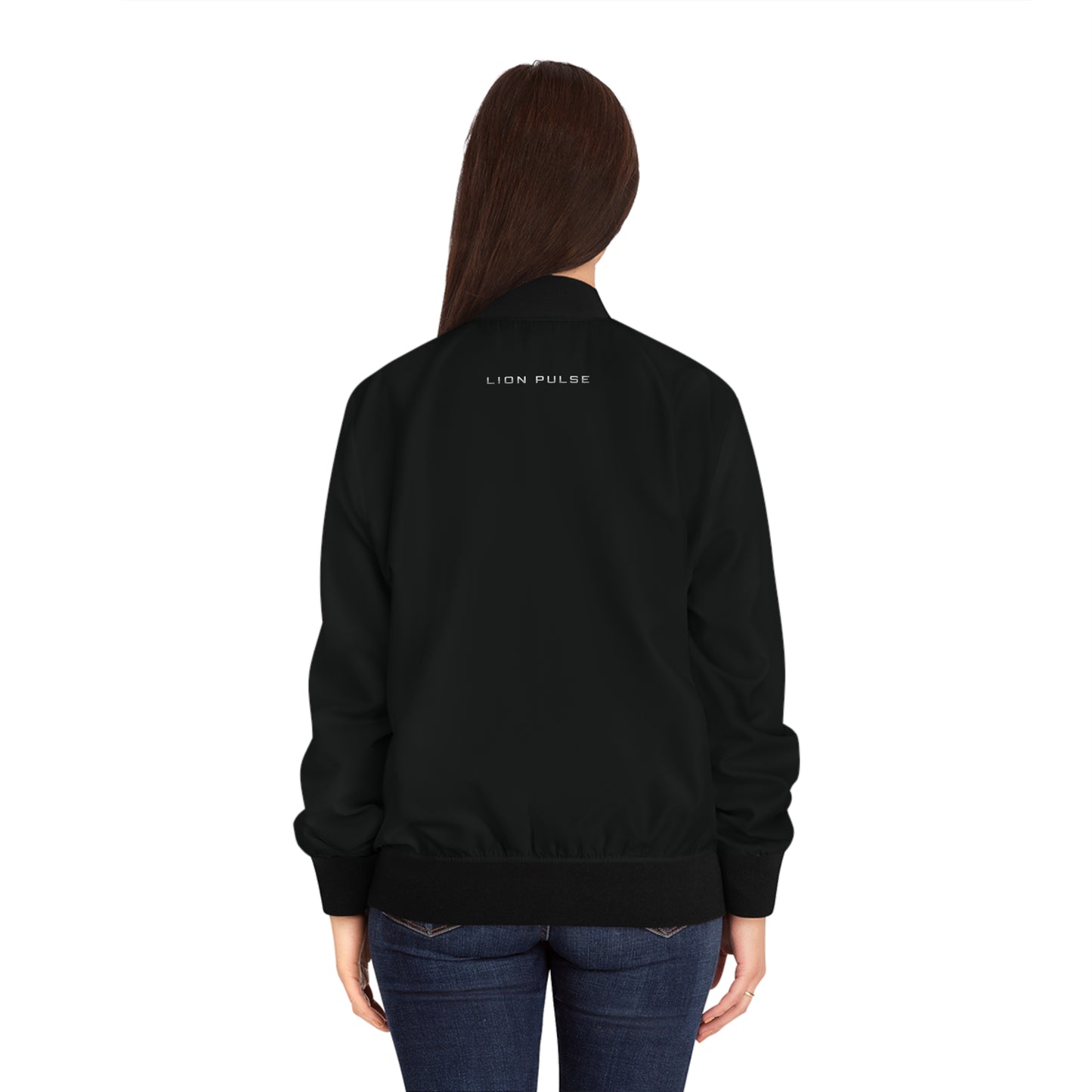 Lion Pulse Women’s Bomber Jacket | LP Mark