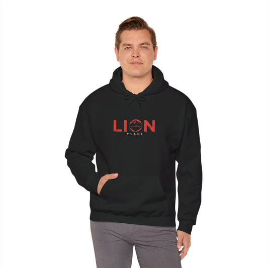 Lion Pulse Legacy Hoodie — Black | “Forged in Fire Edition”