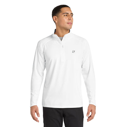 Embroidered Performance Quarter-Zip Pullover