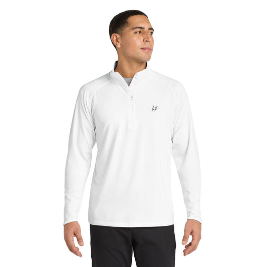 Embroidered Performance Quarter-Zip Pullover