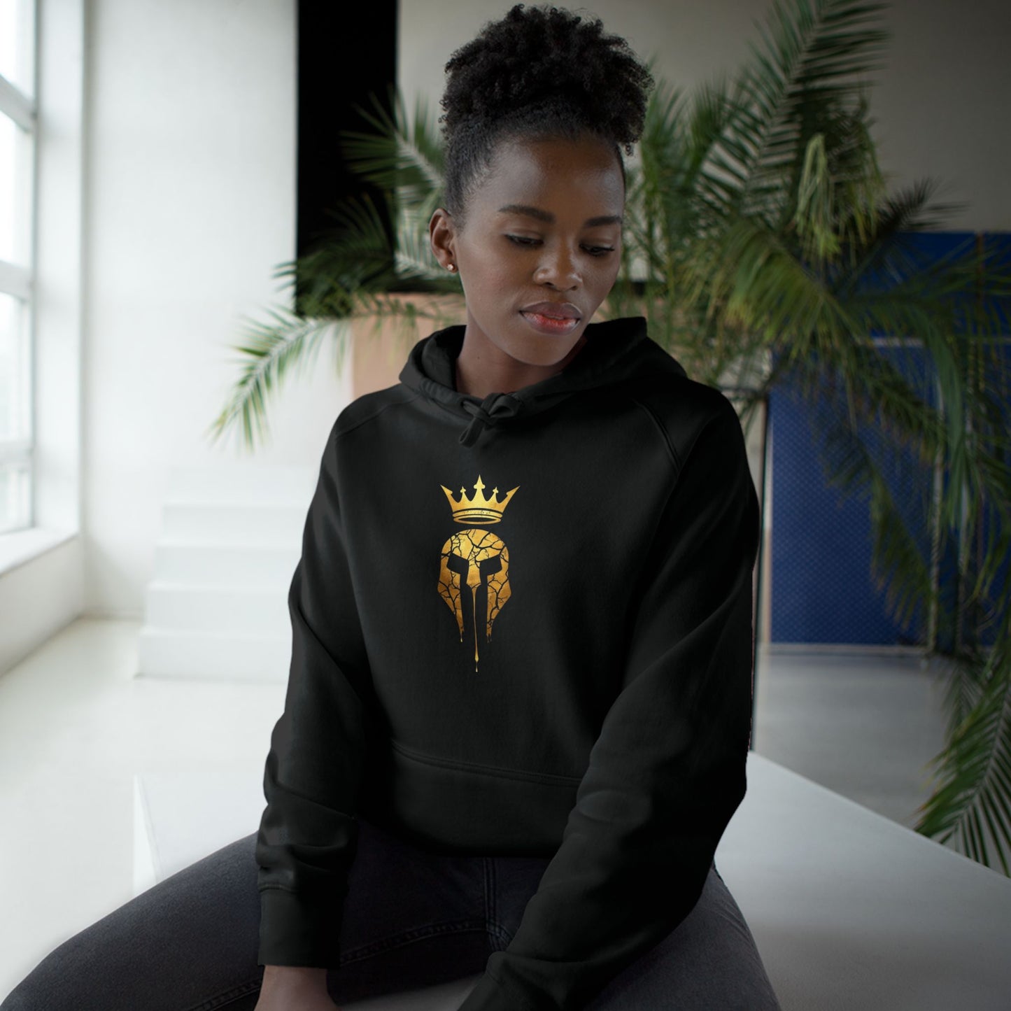 Blackout Gold Spartan Hoodie