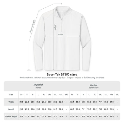Embroidered Performance Quarter-Zip Pullover