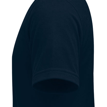 Minimal 'LP' Logo Tee — Black Cotton Crew Shirt