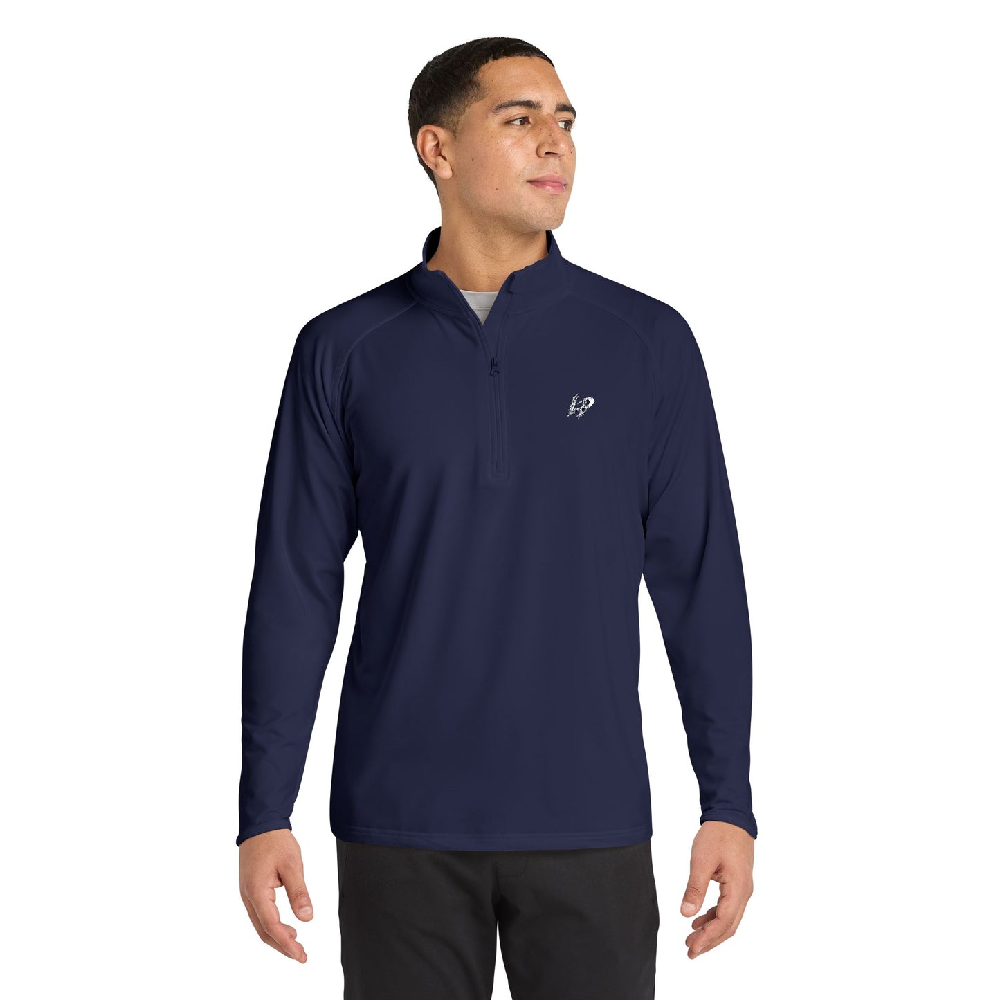 Embroidered Performance Quarter-Zip Pullover