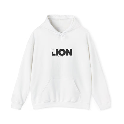 Lion Pulse™ Silhouette Hoodie — Pure Focus White