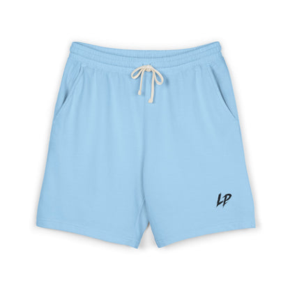 Lightweight Garment-Dyed Fleece Sweat Shorts — Casual Drawstring Lounge Shorts