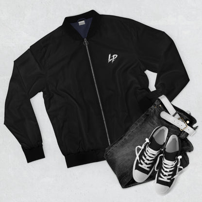 Lion Pulse Men’s Black Bomber Jacket
