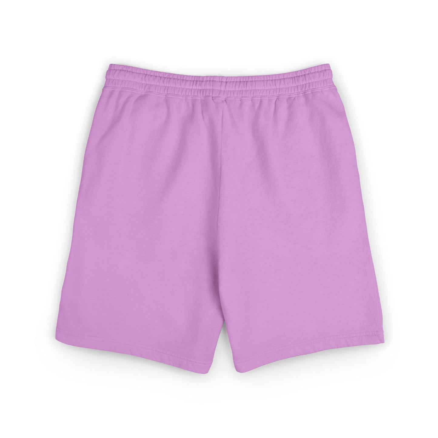 Lightweight Garment-Dyed Fleece Sweat Shorts — Casual Drawstring Lounge Shorts