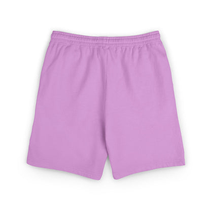 Lightweight Garment-Dyed Fleece Sweat Shorts — Casual Drawstring Lounge Shorts