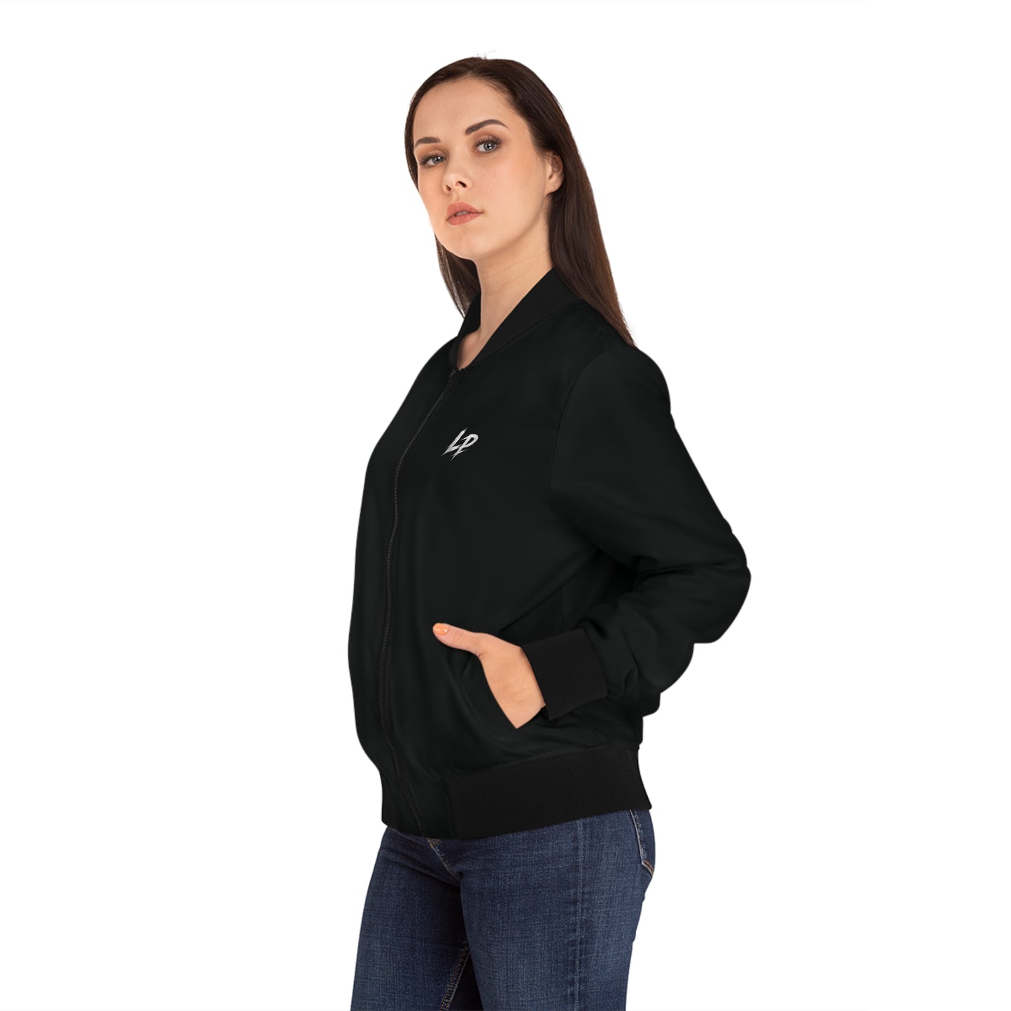 Lion Pulse Women’s Bomber Jacket | LP Mark
