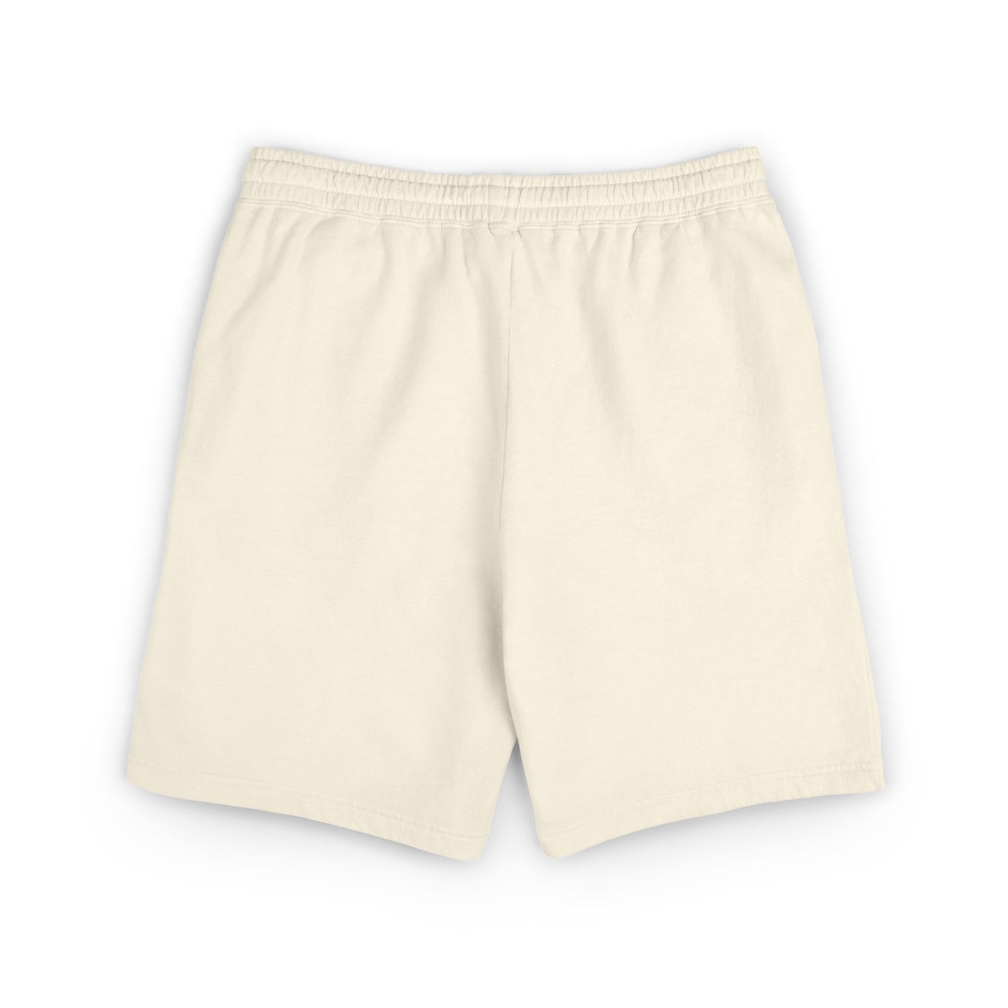 Lightweight Garment-Dyed Fleece Sweat Shorts — Casual Drawstring Lounge Shorts