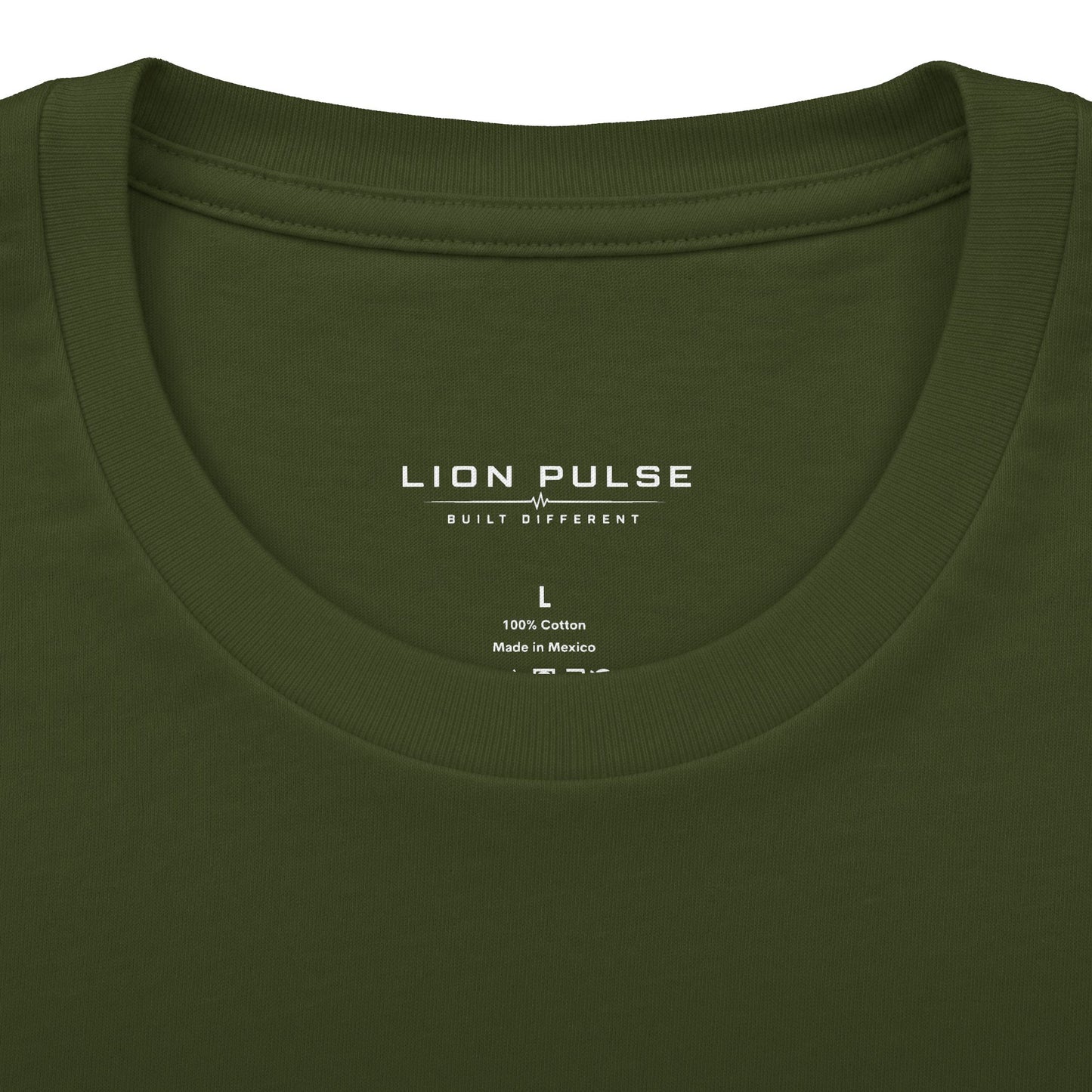 Minimal 'LP' Logo Tee — Black Cotton Crew Shirt