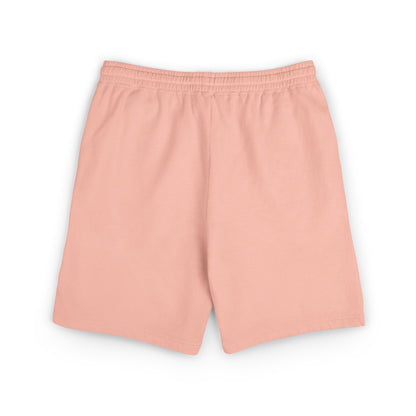 Lightweight Garment-Dyed Fleece Sweat Shorts — Casual Drawstring Lounge Shorts