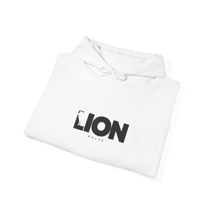 Lion Pulse™ Silhouette Hoodie — Pure Focus White