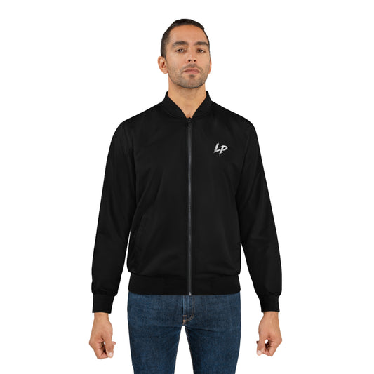 Lion Pulse Men’s Black Bomber Jacket