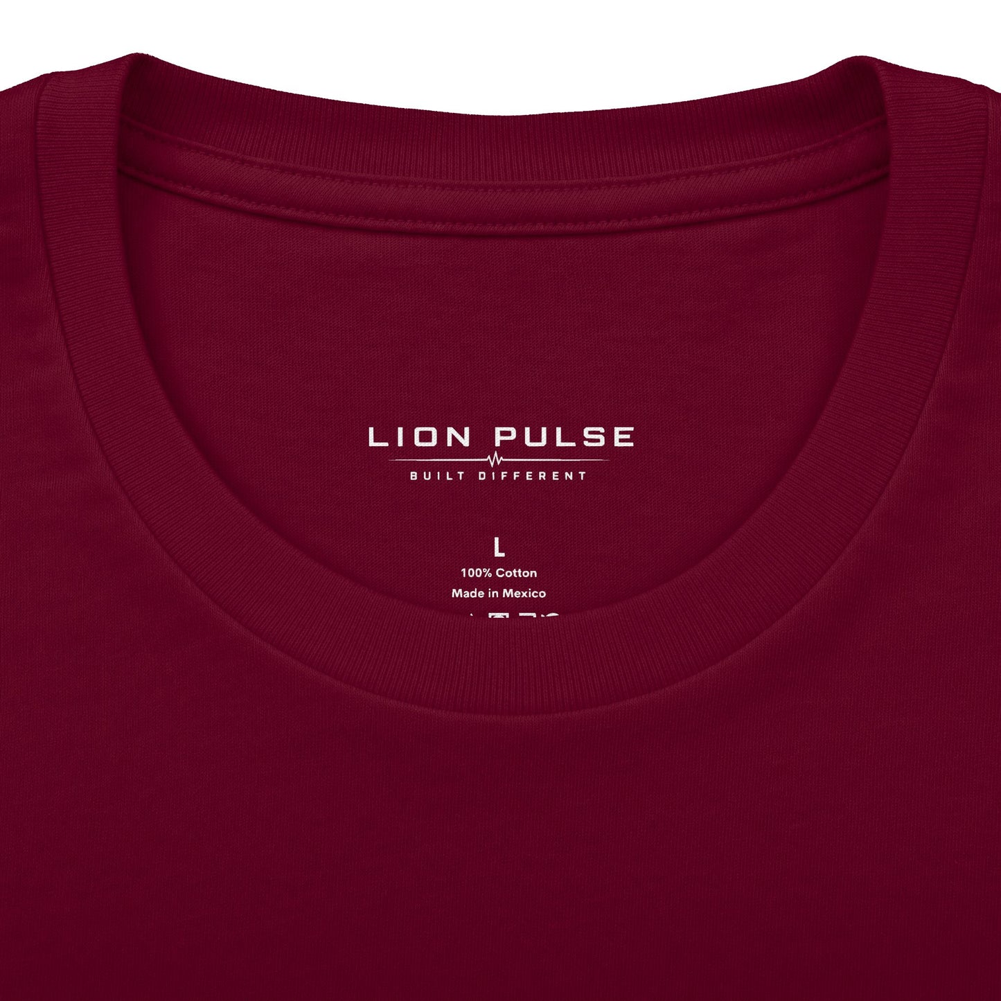 Minimal 'LP' Logo Tee — Black Cotton Crew Shirt