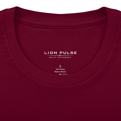 Minimal 'LP' Logo Tee — Black Cotton Crew Shirt