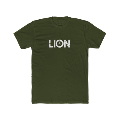 Lion Pulse “Warborn Valor” Tee – Solid Military Green