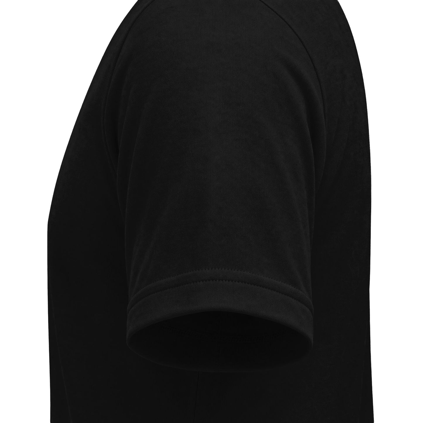 Minimal 'LP' Logo Tee — Black Cotton Crew Shirt