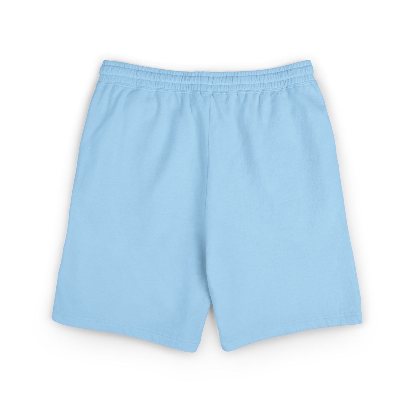 Lightweight Garment-Dyed Fleece Sweat Shorts — Casual Drawstring Lounge Shorts