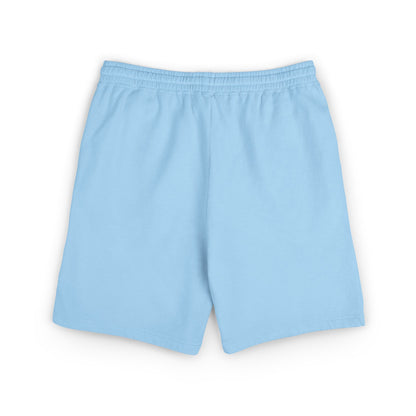 Lightweight Garment-Dyed Fleece Sweat Shorts — Casual Drawstring Lounge Shorts
