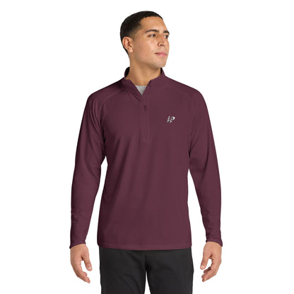 Embroidered Performance Quarter-Zip Pullover